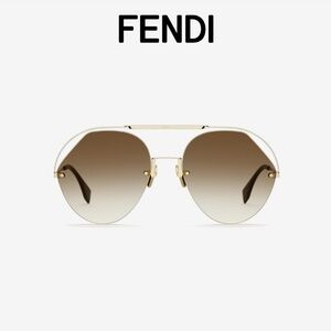 FENDI FRAMELESS SUNGLASSES
